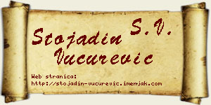 Stojadin Vučurević vizit kartica